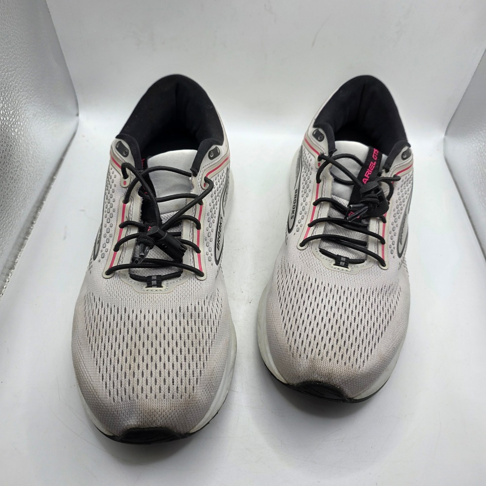 Brooks Ariel GTS 23 Women's Running Shoes Size 9.5 B Gray Pink Sneakers